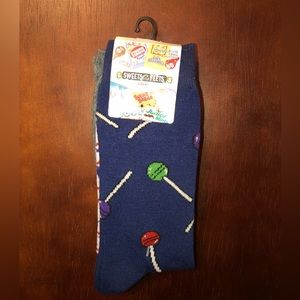 SWEETS FOR YOUR FEETS NOVELTY CREW SOCKS NWT MEN’S SHOE SIZE 6.5-12
